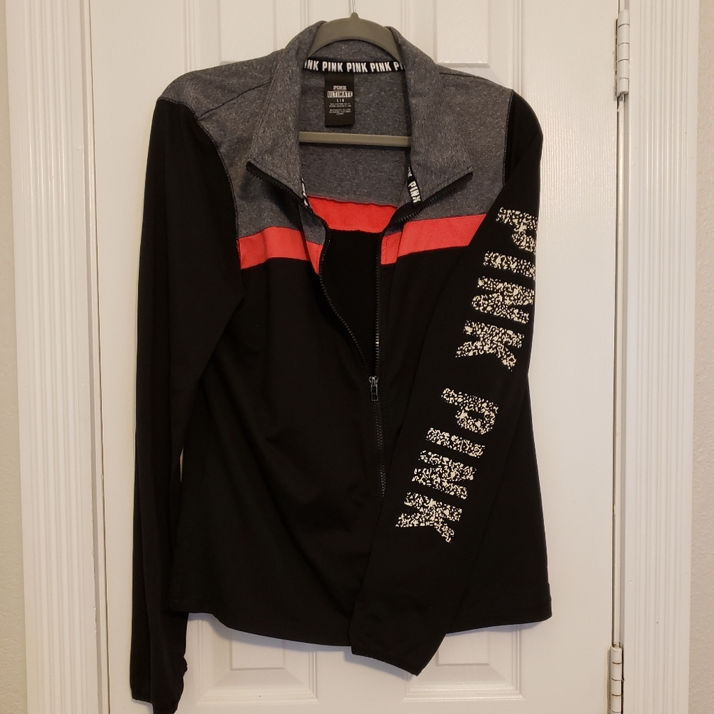 Pink Active Zip up